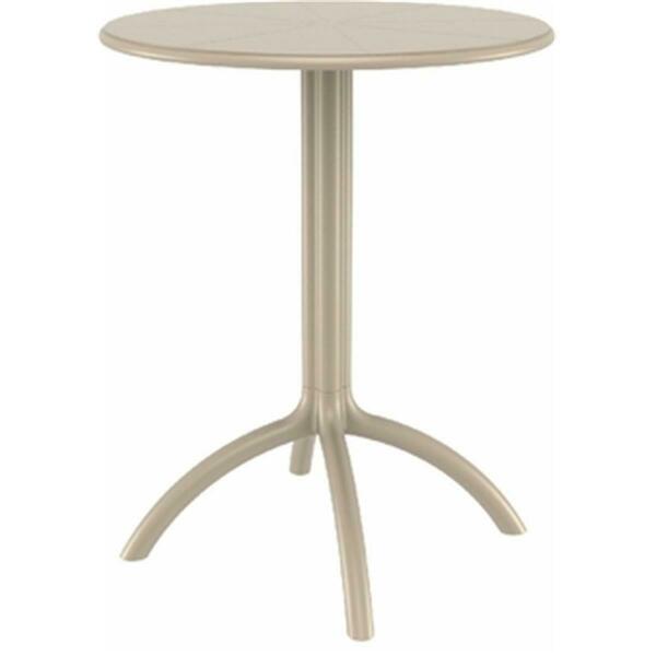 Siesta Octopus Round Bistro Table Dove Gray ISP160-DVR